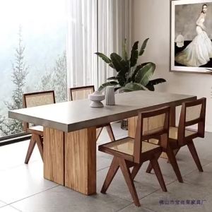 AUREO Solid Wood Dining Table Dining Table And Chair Set Dining Table Set For 4 Dining Table Set For 6