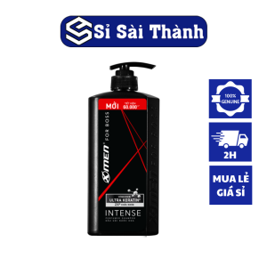 Dầu gội XMen for Boss hương trầm  Intense với Ultra Keratin mới 650g