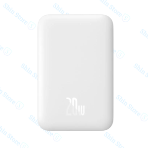 Pin sạc dự phòng không dây 6000mAh sạc nhanh 20W Baseus Magnetic Bracket Wireless Fast Charge Power Bank -SHINSTORE