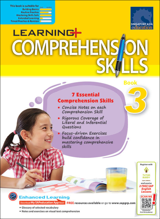 แบบฝึกหัดการจับใจความ LEARNING+ ENGLISH COMPREHENSION SKILLS Book 3 ...