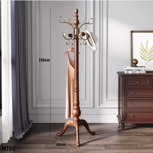 Cây treo đồ tân cổ điển cao cấp chất liệu gỗ MTD2