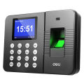 Deli Biometrics Time Attendance Biometric Fingerprint Time Attendance Biometrics Fingerprint Scanner Bundy Clock Time Recorder Black E3960. 