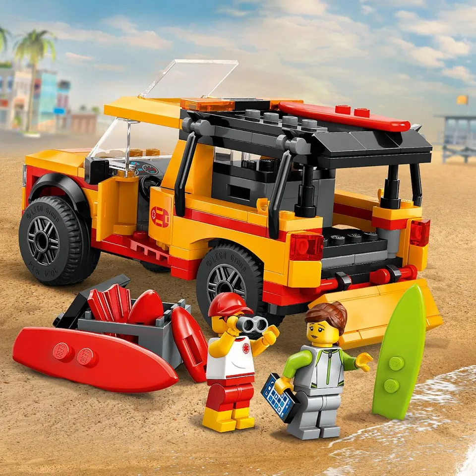 LEGO City 60453 Lifeguard Beach Rescue Truck (214 Pieces) | Lazada Singapore