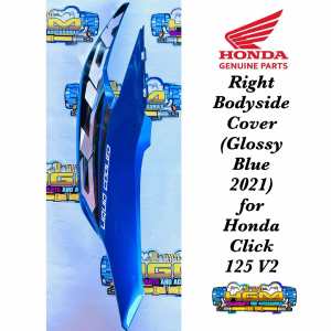 BODY SIDE COVER (GLOSSY BLUE 2021) FOR HONDA CLICK 125i V2 | 83550-K2V-H00ZD/83450-K2V-H00ZD