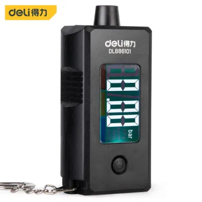 Deli Pengukur Tekanan Ban Multifungsi Tire Gauge 5-100PSI DL886101