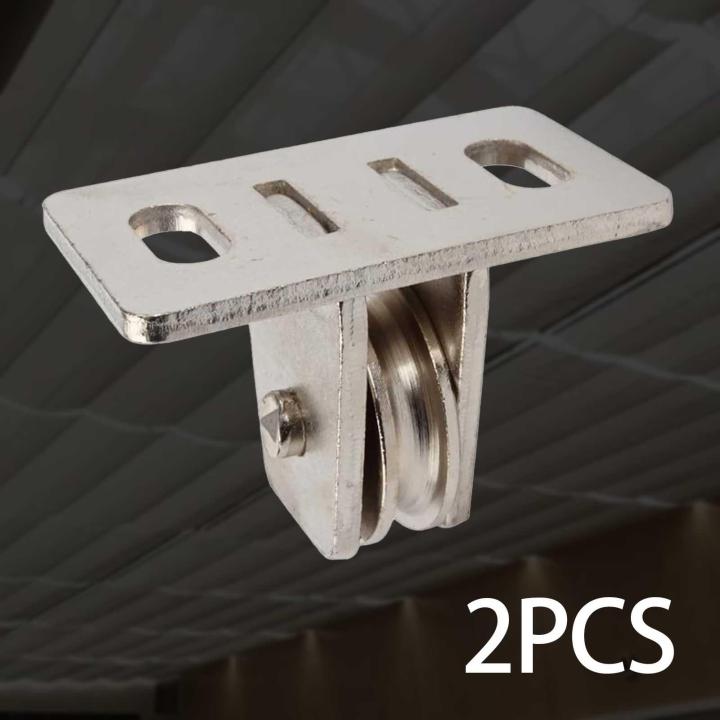 Fityle 2 cái ròng rọc khối cố định ròng rọc im lặng đa chức năng con ...
