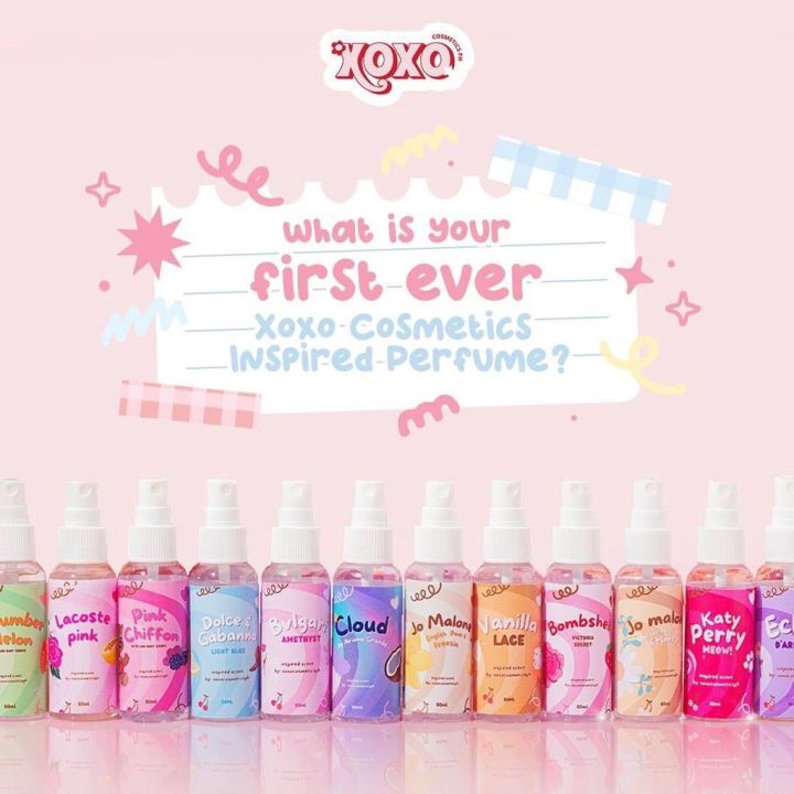 [AUTHORIZED DISTRIBUTOR] XOXO COSMETICS PH INSPIRED PERFUME SCENTS 50ML ...