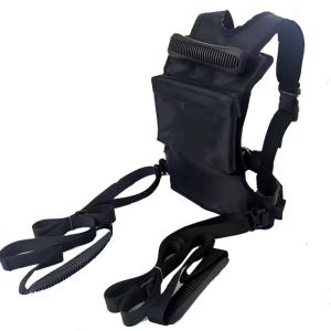 BLACKON Có thể điều chỉnh Ba lô dây kéo cho trẻ em Nhẹ An toàn Dây đai trượt tuyết cho trẻ em Kho chứa thiết bị Dây đai an toàn kéo Dây đai hỗ trợ huấn luyện trượt tuyết Thực hành thể thao mùa đông