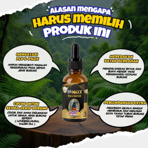OBAT BURUNG BATUK PILEK | OBAT BATUK | OBAT FLU | OBAT PILEK|  MAXX FLU & BATUK 20ML