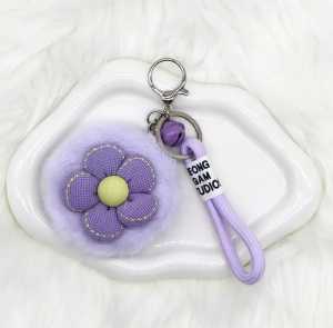 QQ - Gantungan Tas Lucu Aesthetic Cermin Lipat 2 Sisi Hiasan Tas Lucu Boneka