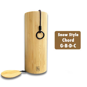 DUKEEN Bamboo Wooden Wind Chimes Wind Chime for Outdoor Garden Patio Home Decoration Meditation Relaxation Chord G-B-D-C