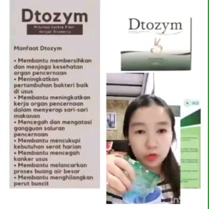 D.T.O.Z.Y.M suplemen untuk sembelit dan melancarkan BAB menghilangkan perut buncit isi 15 sachet original obat herbal pelangsing detoks