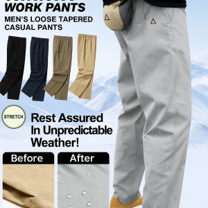 Mens Summer Waterproof Casual Pants Small Triangle Mens Breathable Workwear Pants