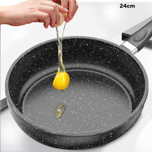 YONUO  Chảo rán Đá Maifan  chảo chống dính chảo gia dụng bánh tráng Chảo khói dầu nhẹ dụng cụ nấu ăn cảm ứng nồi bếp bếp là phổ quát chảo chống dính cao cấp