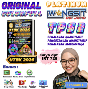 BUKU WANGSIT OM JERO SUKSES PAKE PLATINUM TPS 2026 - 100% ORIGINAL + PAKET PLATINUM - SUKSES TPS 2026 - TPS 1 - TPS 2