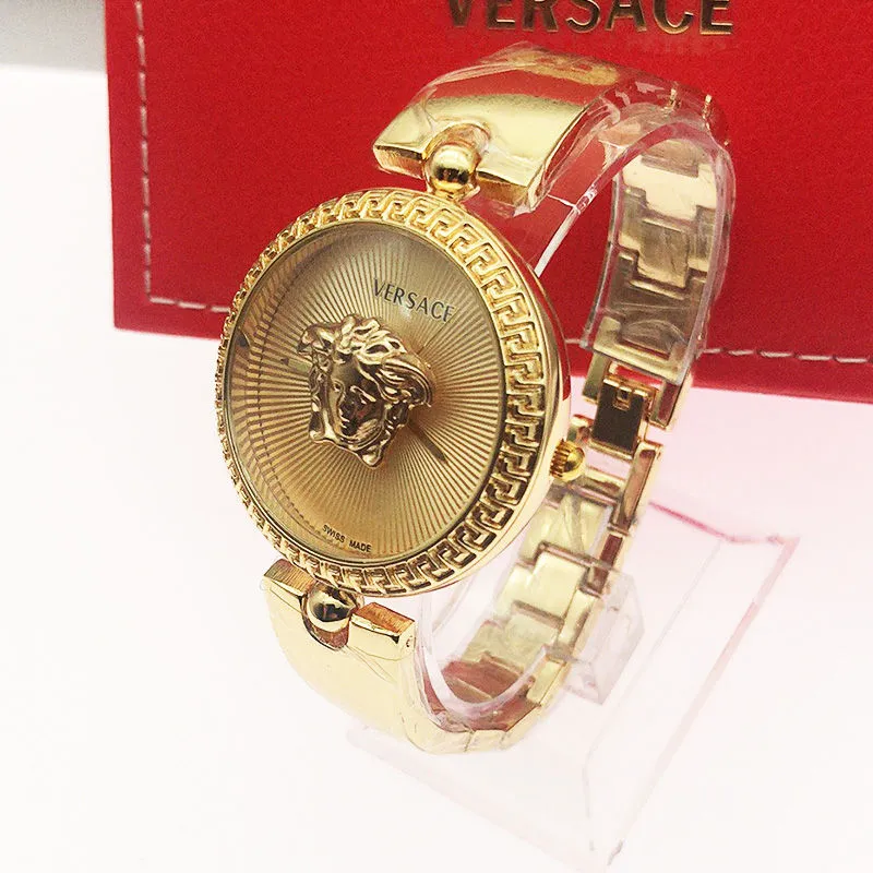 Versace Women's Watch Palazzo Empire Gold Stainless Steel 39mm VCO100017