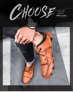 100% KULIT Sepatu Santai Sepatu Pria Oxford Kasual Pantofel Pria Tali Kulit Sapi Kasual IMPORT Cowok 104