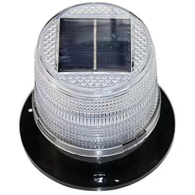 Solar Strong Magnetic Flashing Warning Light Nighttime Warning Flash Light Car Vehicle Magnetic Flashing Truck Side Light