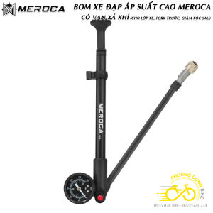 Bơm phuộc trước giảm xóc sau bơm lốp xe đạp MEROCA - Bơm áp lực cao 300psi