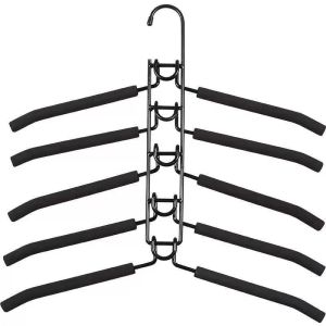 5 Layer Detachable Storage Hanger / Sponge Anti-Slip Hanger / Space-Saving Hangers / Heavy Duty Thick Hanger