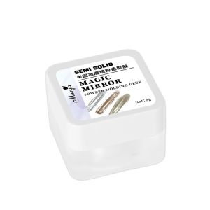 20g Semi Solid Molding Nails Gel Stick Rhinestones Polish Nail Art Magic Mirror Powder Carving Glue