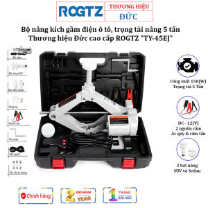 Bộ nâng kích gầm điện ô tô Thương hiệu ROGTZ TY-45EJ tải trọng 5 tấn nguồn điện 12V- HÀNG CHÍNH HÃNG Bảo Hành 2 Năm