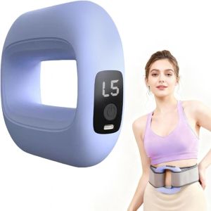 MAJESTI 5-Speed Adjustable Electric Fascia Massage Ring Deep Tissue Muscle Relief Rechargeable Vibration Massager Portable Pain Relief Recovery Fat Shaking Machine Neck Shoulder Back