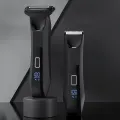 2 In 1 Electric Body Hair Trimmer Full Body Waterproof Haircut Shaving Razor For Men And Women Private Pubic Hair Leg Hair Sciss. 