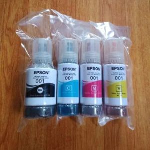 EPSON 001 Original Ink Bottle Black Cyan Magenta Yellow L4150/L4160/L6160/L6170/L6190