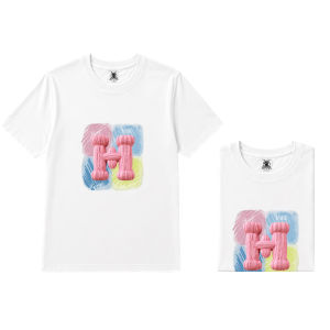 Mens Plus Size Knit Letter H Graphic Sports T-Shirt Oversized Quick Dry Crew Neck Top OM283