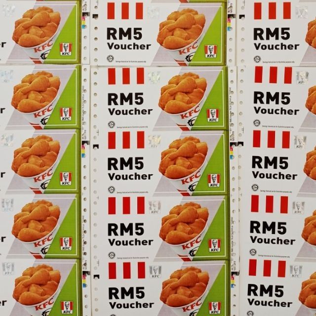 可在全马KFC分店使用的 KFC Voucher KFC代金券 (Total RM50)2027exp | Lazada Malaysia