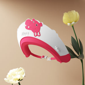 ส่งจากไทย หมวกสระผม หมวกสระผมเด็ก หมวกอาบน้ำ กันน้ำเข้าหูและตา ลายหมูน่ารัก (มีที่ปิดหู)  แชมพูสระผม