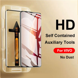 For VIVO V70 FE V60 V50 V30 Pro 5G V40 Lite V30e X300 X200 X100 Pro VIVOV30 VIVOX100 V30Pro X100Pro X100 Y100 X90 X80 V23 V25 V27 V29 V30 Pro [One-click Installation] Full Coverage Tempered Glass Screen Protector Film
