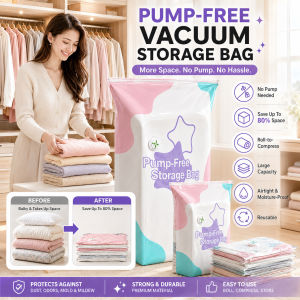 Vacuum Compression Bags Storage Space Saving Zip Seal Bags Clothing Bedding Travel Organizer Vacuum Storage Bag Flat Seal Airtight Storage Wardrobe Closet Packing Organizer Home Space Efficient Storage Bags Set