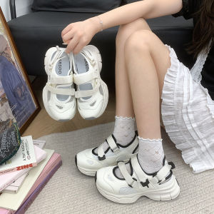 Trendy Fashion Velcro Platform Sandals for Women To Wear Lightweight Mesh Breathable and Comfortable Casual Shoes Outside The Summer