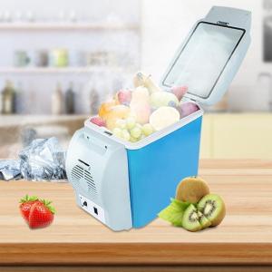 Tủ lạnh mini 2 trong 1 6L 12V tủ lạnh cho xe hơi với làm mát và ấm hơn làm mát nhanh đa chức năng di động tủ đông