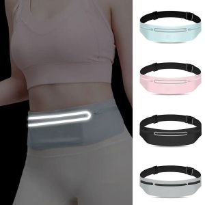 DOOUR Waterproof Running Waist Bag Adjustable Large Capacity Mobile Phone Case Portable Sports Belt Pouch Women
