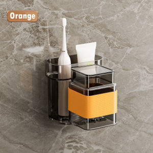 MINIMA Toothbrush Holder Wall Toothpaste Holder Cup Holder Bathroom Accessories Toilet Rack