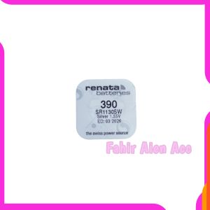 Renata 390 Baterai jam tangan Renata SR1130SW 1.55V Original