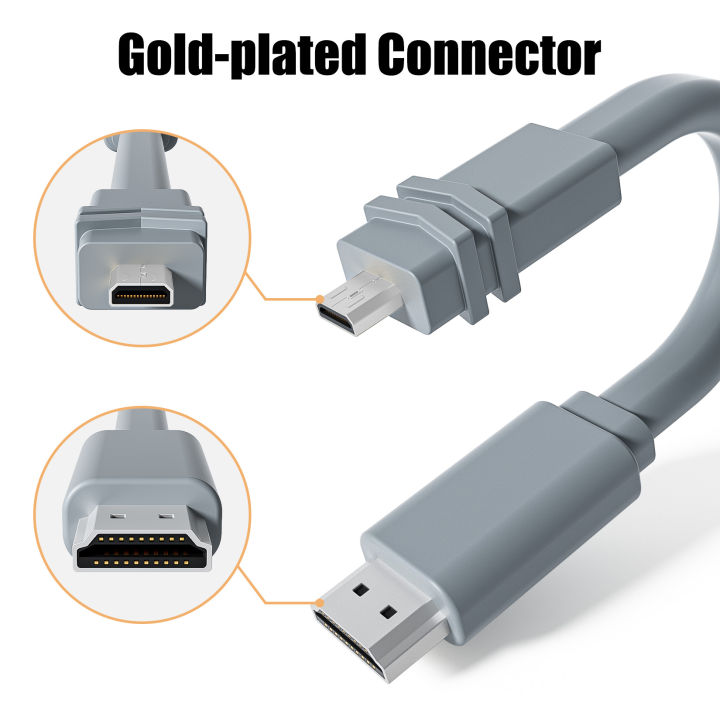 Hdmi Gopro Usb Port Micro HDMI Cable For GoPro HERO 12/11/10/9/8/7/