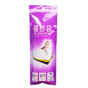 Roll Drawstring Thick Pet Cats Litter Pan Bag Liner Pouch Cleaning Supplies 7Pc