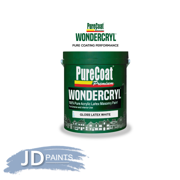 PureCoat WonderCryl Semi Gloss Latex Paint 4L | Lazada PH