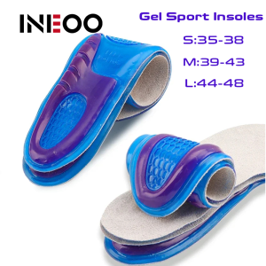 INEOO 1Pair Silicone Insoles for Shoes Orthotic Arch Support Insole Soft Shoe Inserts Sport Anti-slip Template For Man Women Shoe Sole