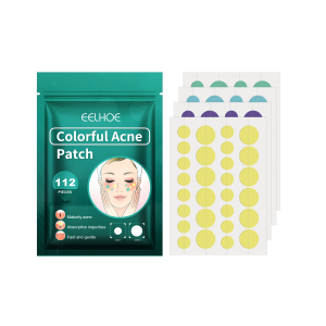 EELHOE Acne patch series improves acne-prone skin on the face and lightens acne and blackheads. Cartoon and colorful acne patches