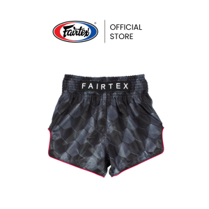 Fairtex กางเกงมวยไทย รุ่น BS1901 สี Black กางเกงมวยผ้าไมโครซาติน แถบยางยืด 8 แถว กระชับขึ้น กางเกงนักมวยสำหรับซ้อมหรือแข่งขัน