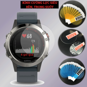 Kính Dán Cường Lực Cho Đồng Hồ Garmin Forerunner 245 245M 255 255S 265 265S 45 45S 735XT 935 945 955 Bên Đẹp Dày Dặn Trong Suốt