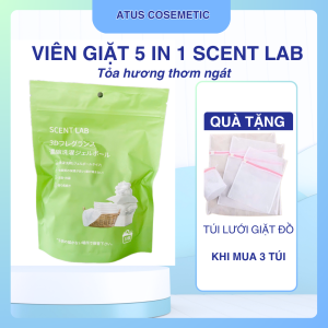 Viên giặt quần áo Scent Lab gói 30 viên giặt xả quần áo 5 trong 1 giặt thơm thơm lâu