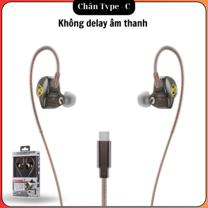 Tai nghe nhét tai WEKOME YC08tai nghe có dây gaming tích hợp micro cản tiếng ồn điều chỉnh âm thanh sống động