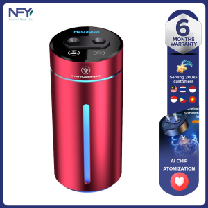 2023 New USB Intelligent Humidifier/Aromatherapy Machine Car Home Dual Sprinkler Wireless Portable Atmosphere Light