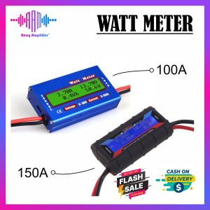 Watt Meter DC 60V 100A 150A Digital LCD Display Lipo Battery Power Analyzer Wattmeter Voltmeter